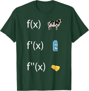 Derivative function for math teacher derivative f'(x) T-Shirt - T-Shirt | Forest