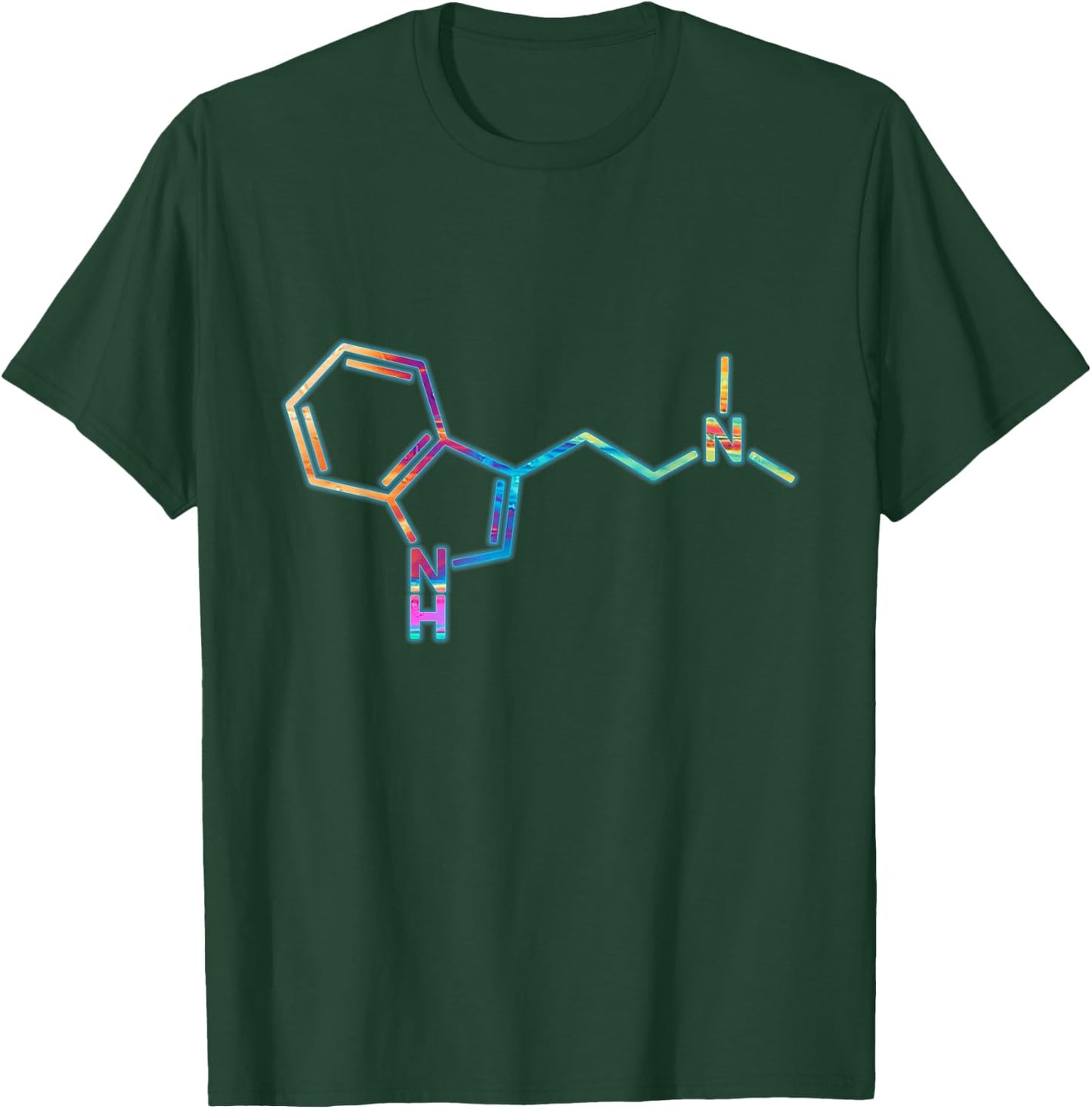 Spiritual DMT Molecule for Psychedelic Art Lovers T-Shirt - T-Shirt | Forest