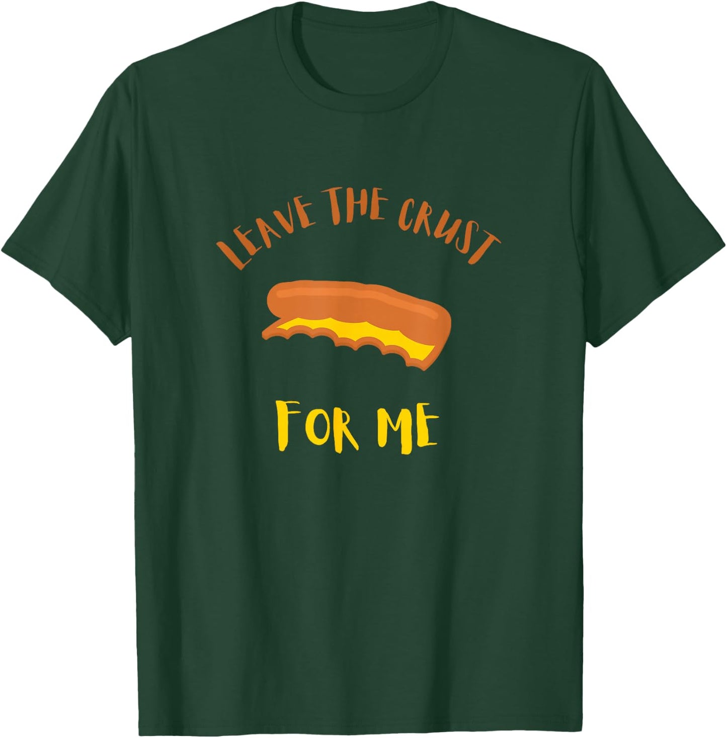 Pizza Crust Cheese Italian Meme Men Women Kids T-Shirt - T-Shirt | Forest