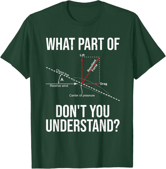 Aircraft Mechanic Aviation Designs Men Women Aviator Flight T-Shirt - T-Shirt | Forest