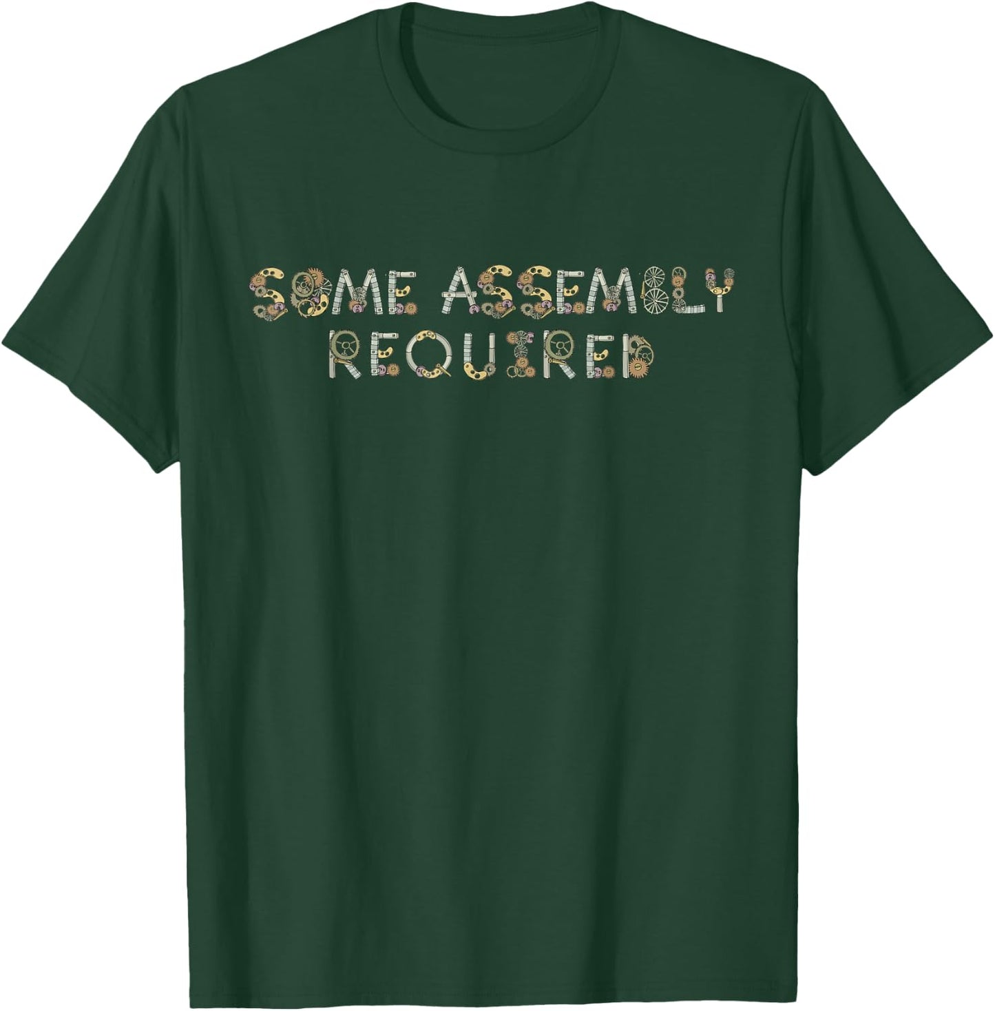 Truth by JoeBWan Some Assembly Required Adult Fun Blue Small Classic Fit Short Sleeve T-Shirt - T-Shirt | Forest