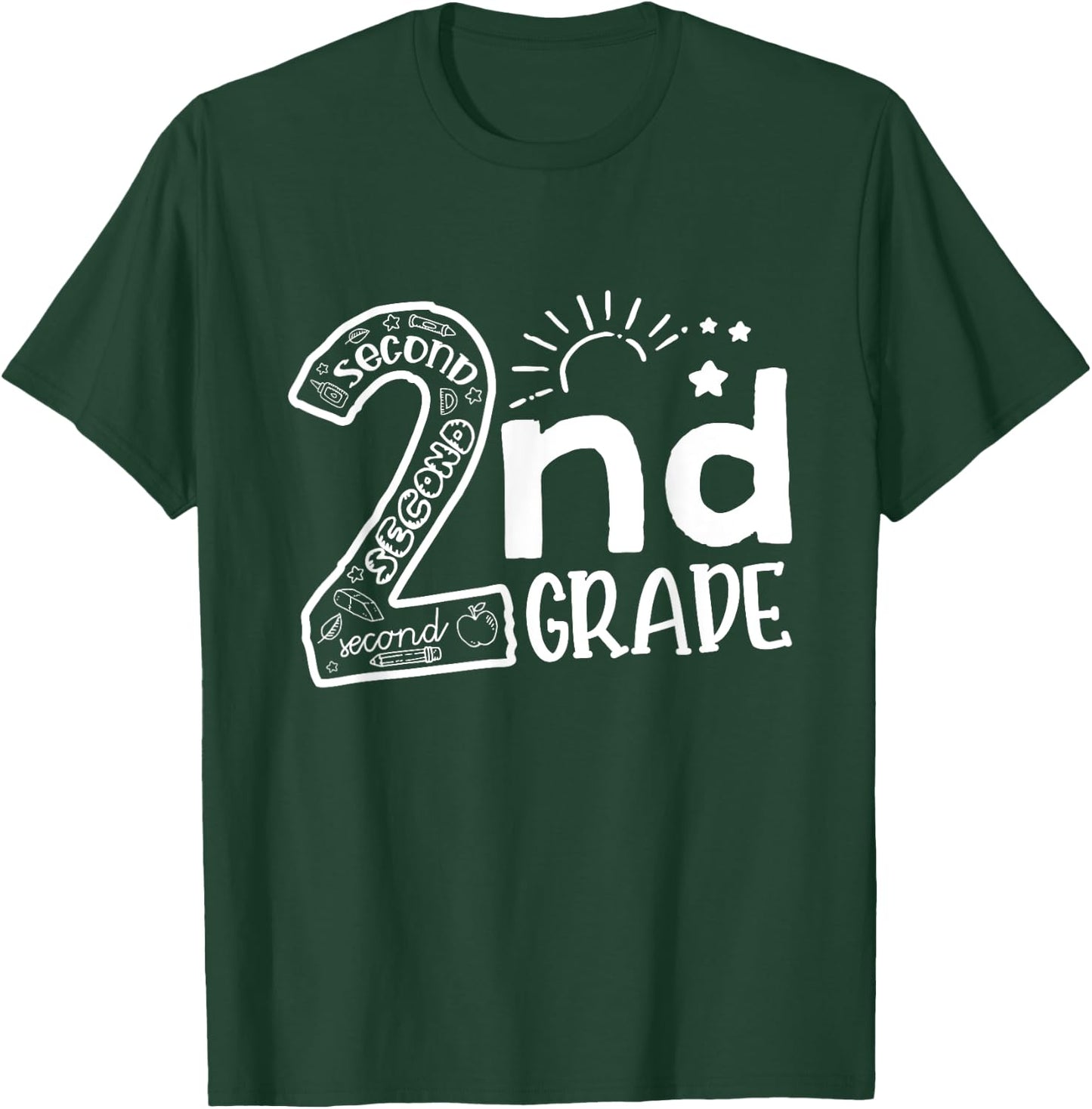 Hello On To 2nd Grade Teachers Boys and Team Secound Grade T-Shirt - T-Shirt | Forest