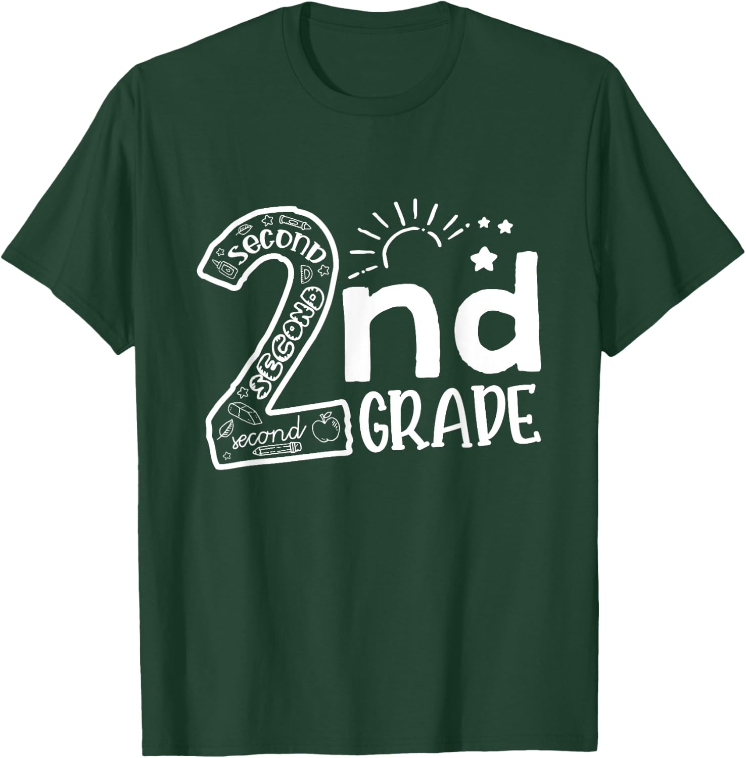 Hello On To 2nd Grade Teachers Boys and Team Secound Grade T-Shirt - T-Shirt | Forest