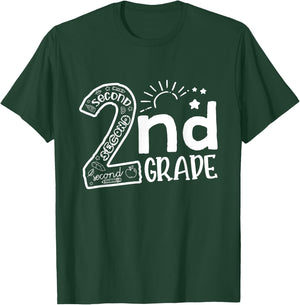 Hello On To 2nd Grade Teachers Boys and Team Secound Grade T-Shirt - T-Shirt | Forest