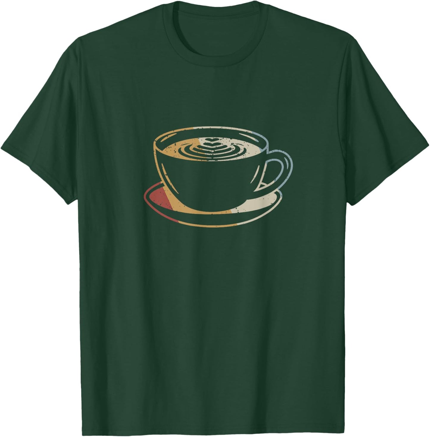 Coffee Retro Style Vintage T-Shirt - T-Shirt | Forest