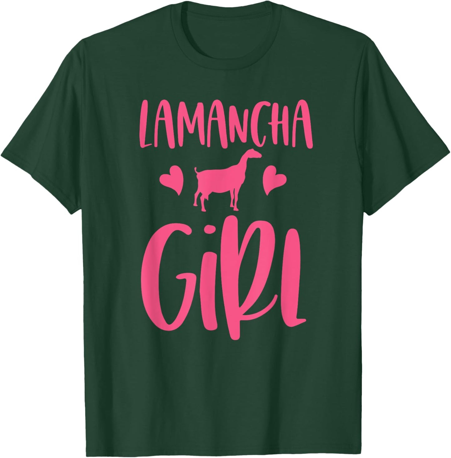 Lamancha Goat Shirt - Female Gift Lamancha Goat Girl T-Shirt - T-Shirt | Forest