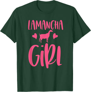 Lamancha Goat Shirt - Female Gift Lamancha Goat Girl T-Shirt - T-Shirt | Forest