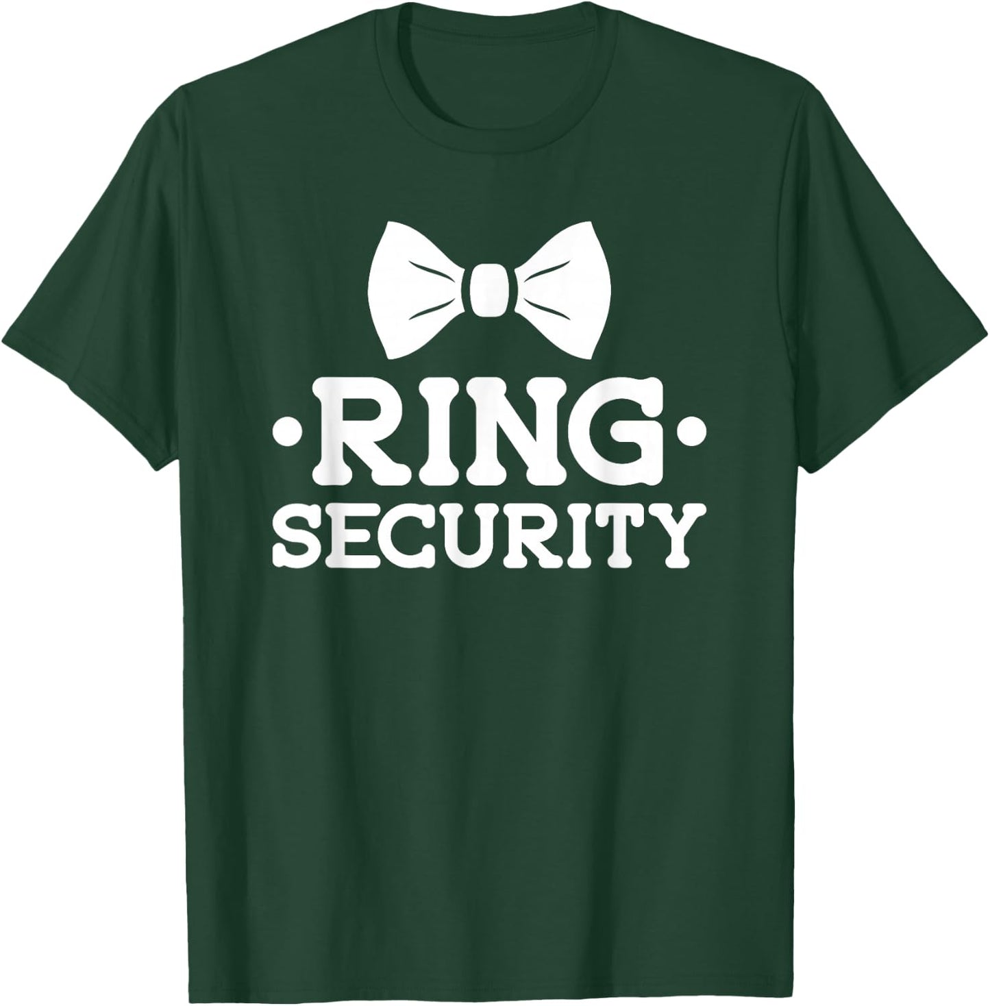 Ring Security Marriage Kids Toddler Wedding Ring Bearer T-Shirt - T-Shirt | Forest