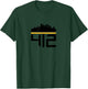 Pittsburgh Skyline 412 Design Men Women T-Shirt - T-Shirt | Forest