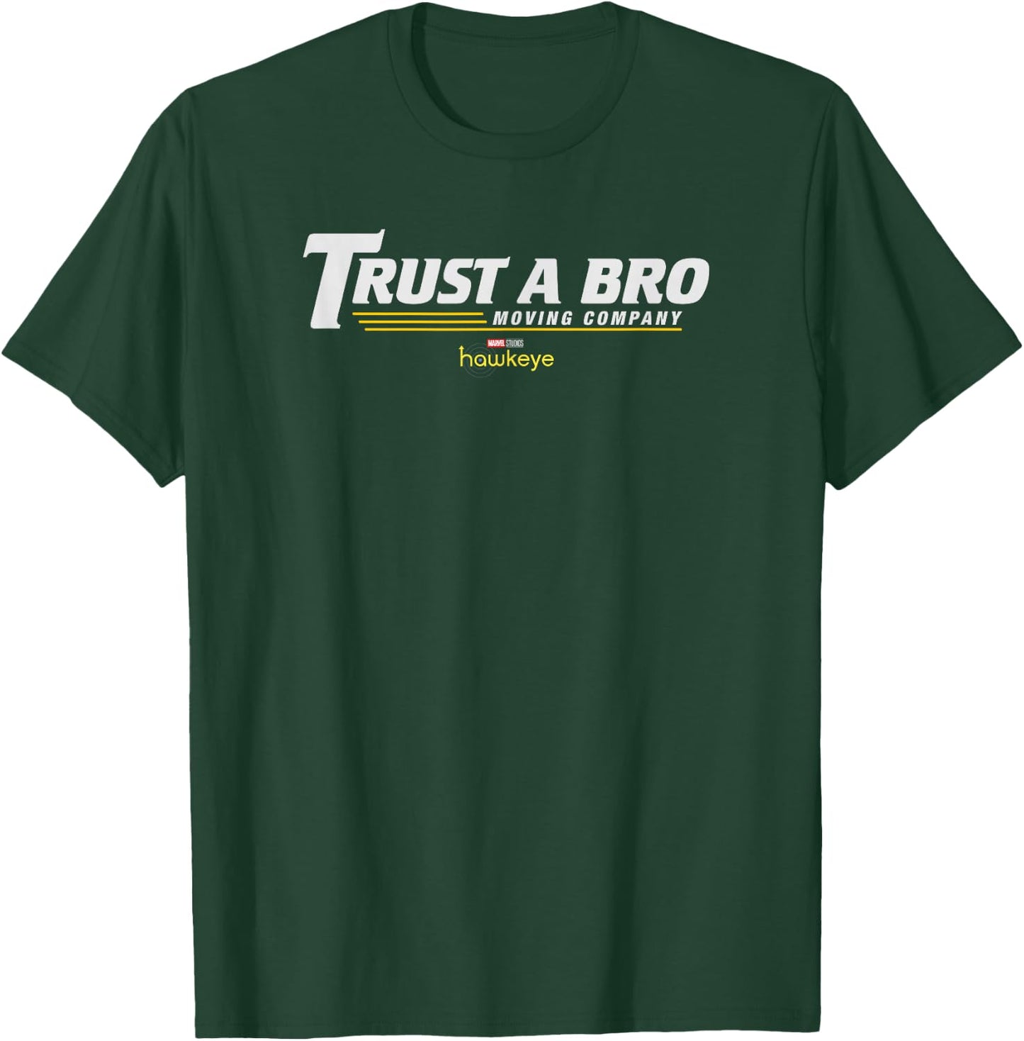 Marvel Hawkeye Trust A Bro Logo T-Shirt - T-Shirt | Forest