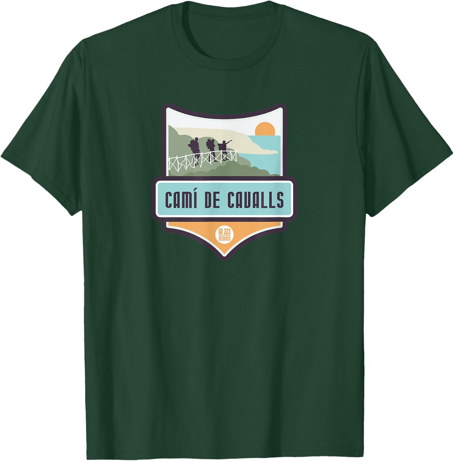 Cami de Cavalls - GR 223, Minorca T-Shirt - T-Shirt | Forest