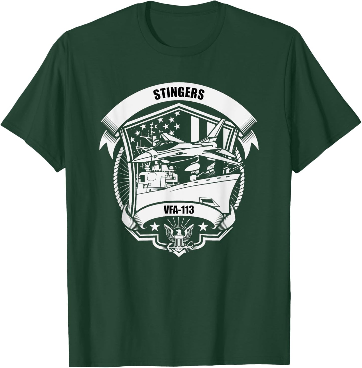VFA-113 Stingers T-Shirt - T-Shirt | Forest