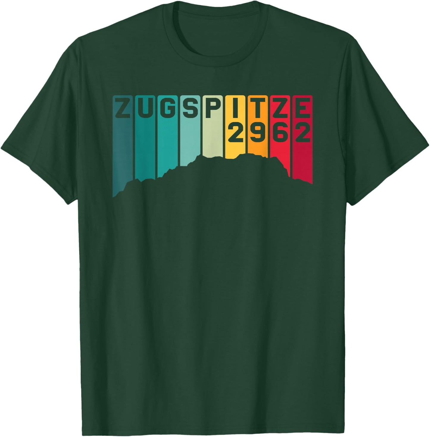 Zugspitze Garmisch Bayern Germany Mountain Hiking Souvenir T-Shirt - T-Shirt | Forest