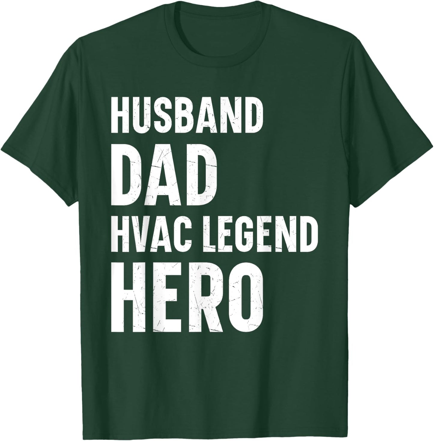 HVAC Mechanic Dad AC Repairman HVAC Engineer HVAC Technician T-Shirt - T-Shirt | Forest