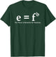 Funny Musician E=Fb Theory Of Relativity Joke Music Theory T-Shirt - T-Shirt | Forest