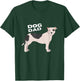 Black & White American Pit Bull Terrier Dog Dad Man T-Shirt - T-Shirt | Forest