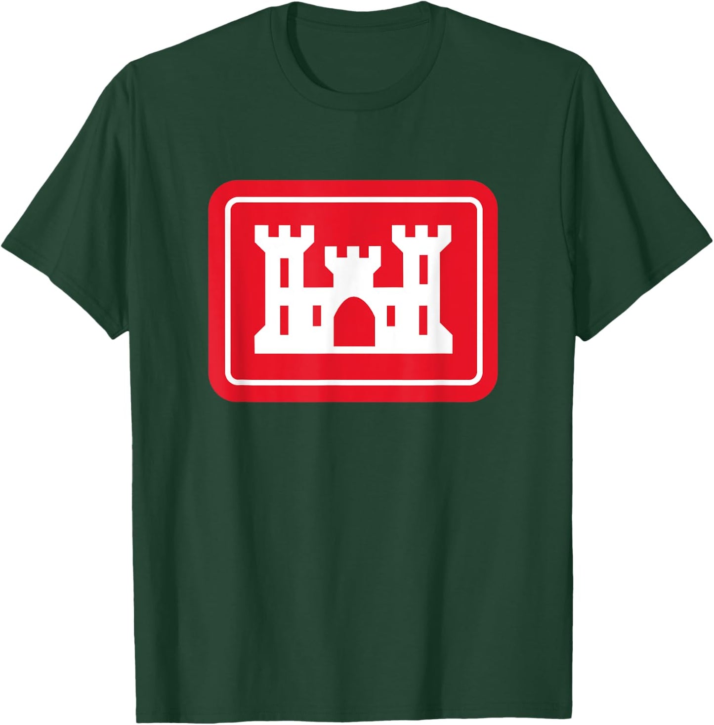 United States Army Corps of Engineers DOD Military Veteran T-Shirt - T-Shirt | Forest