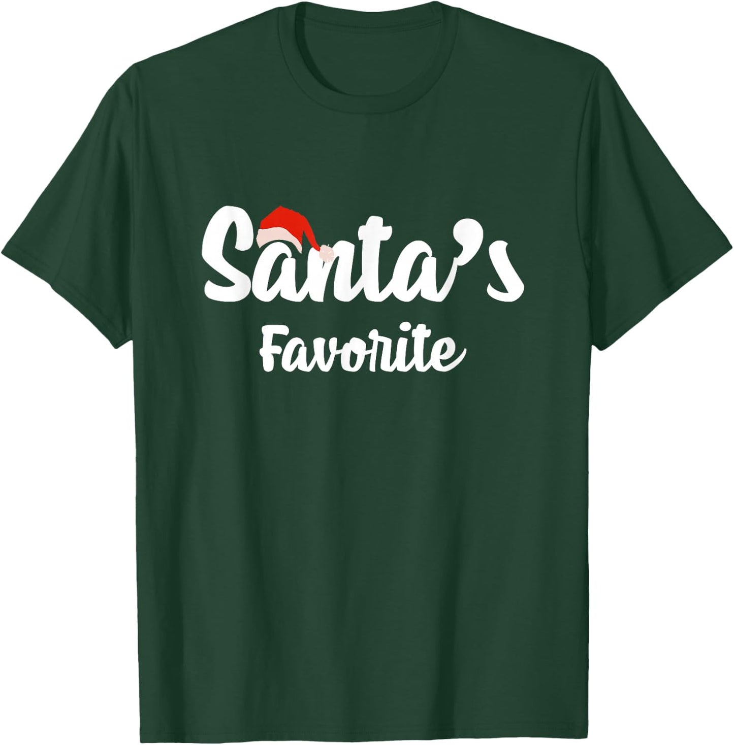 Santa’s Favorite Christmas T-Shirt - T-Shirt | Forest