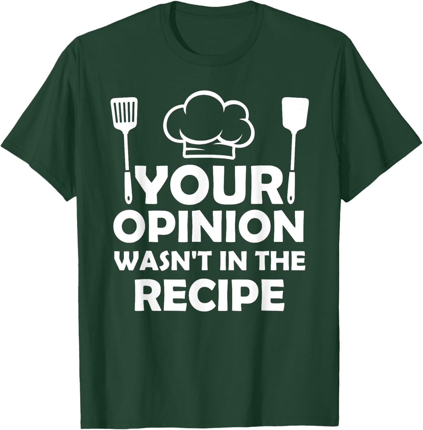 Funny Chef Art Men Women Cook Pastry Chef Cooking Food Life T-Shirt - T-Shirt | Forest