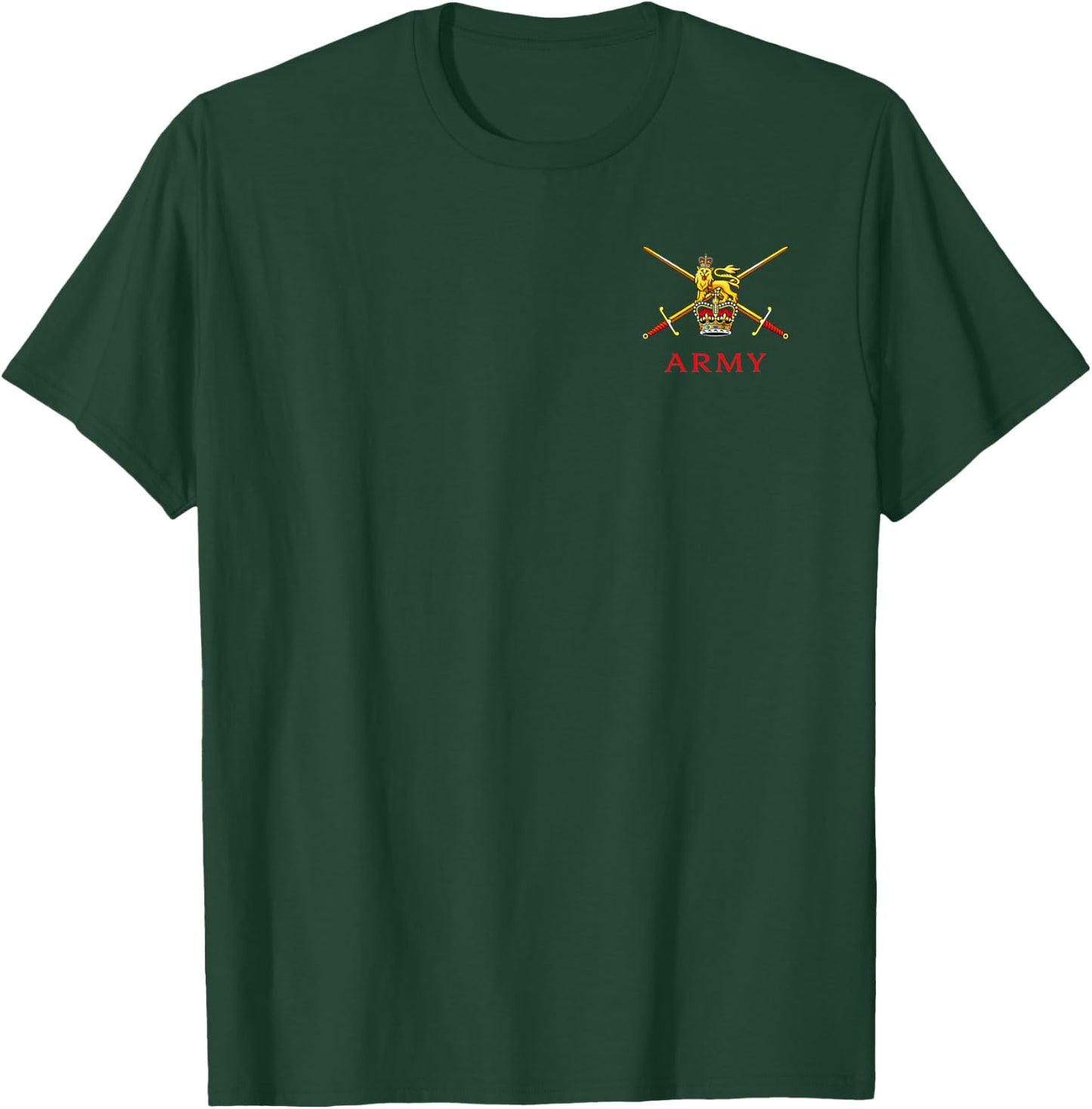 British Army UK Warfare Military Veteran Training T-Shirt - T-Shirt | Forest