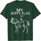 My Happy Place Horse Lover Horseback Riding Equestrian T-Shirt - T-Shirt | Forest