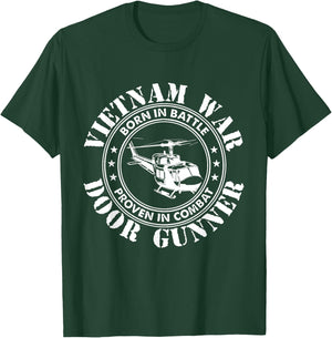 Vietnam War - Born In Battle Proven In Combat Veteran Gift T-Shirt - T-Shirt | Forest