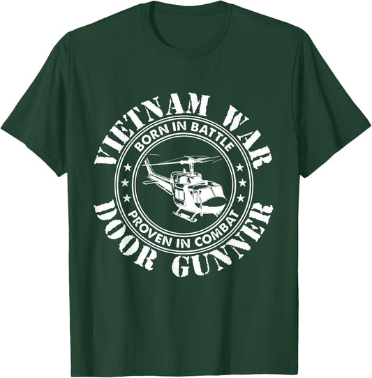 Vietnam War - Born In Battle Proven In Combat Veteran Gift T-Shirt - T-Shirt | Forest