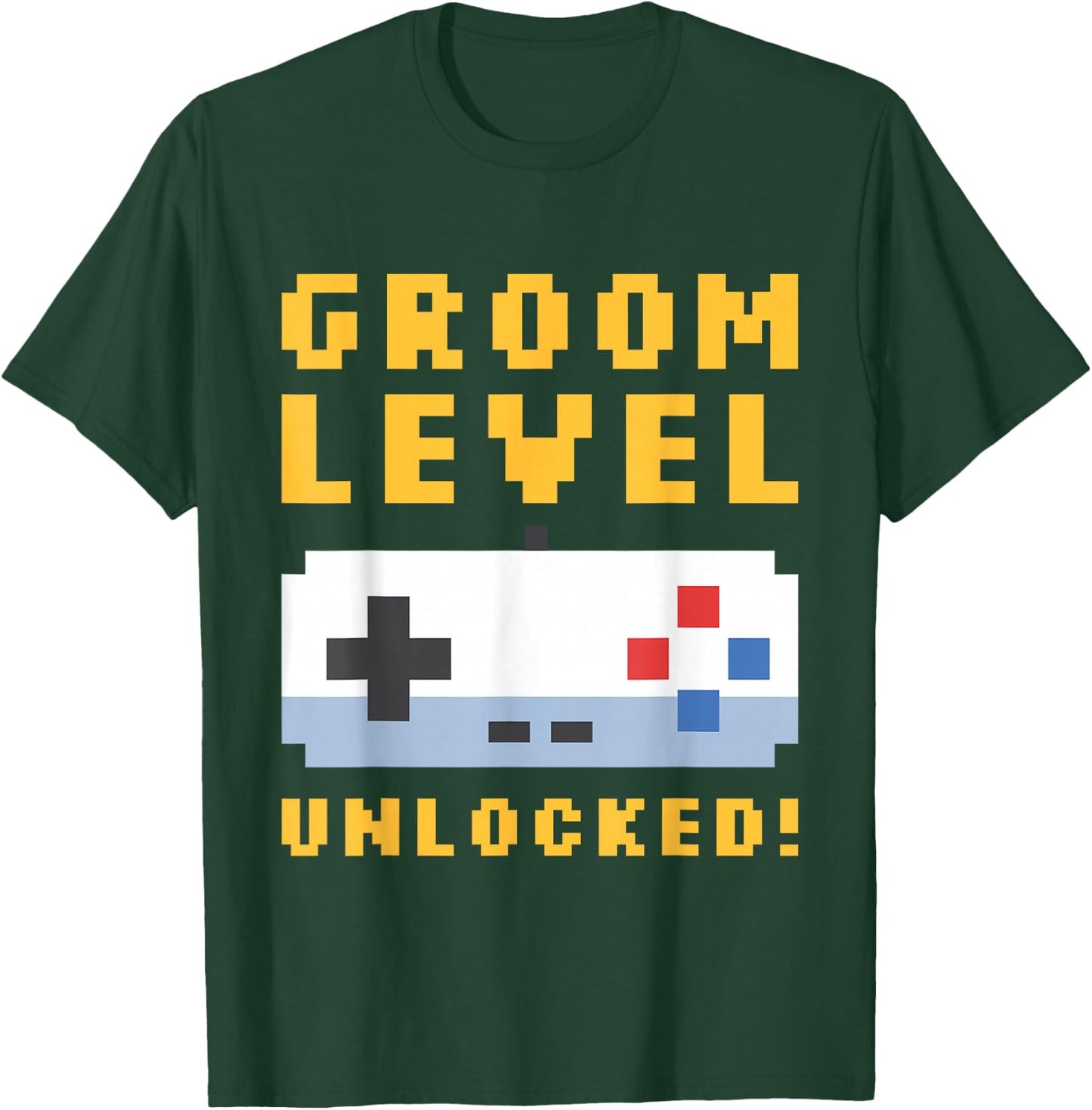 Groom Level Unlocked - Stag Night Stag Night Groomsmen Getaway T-Shirt - T-Shirt | Forest