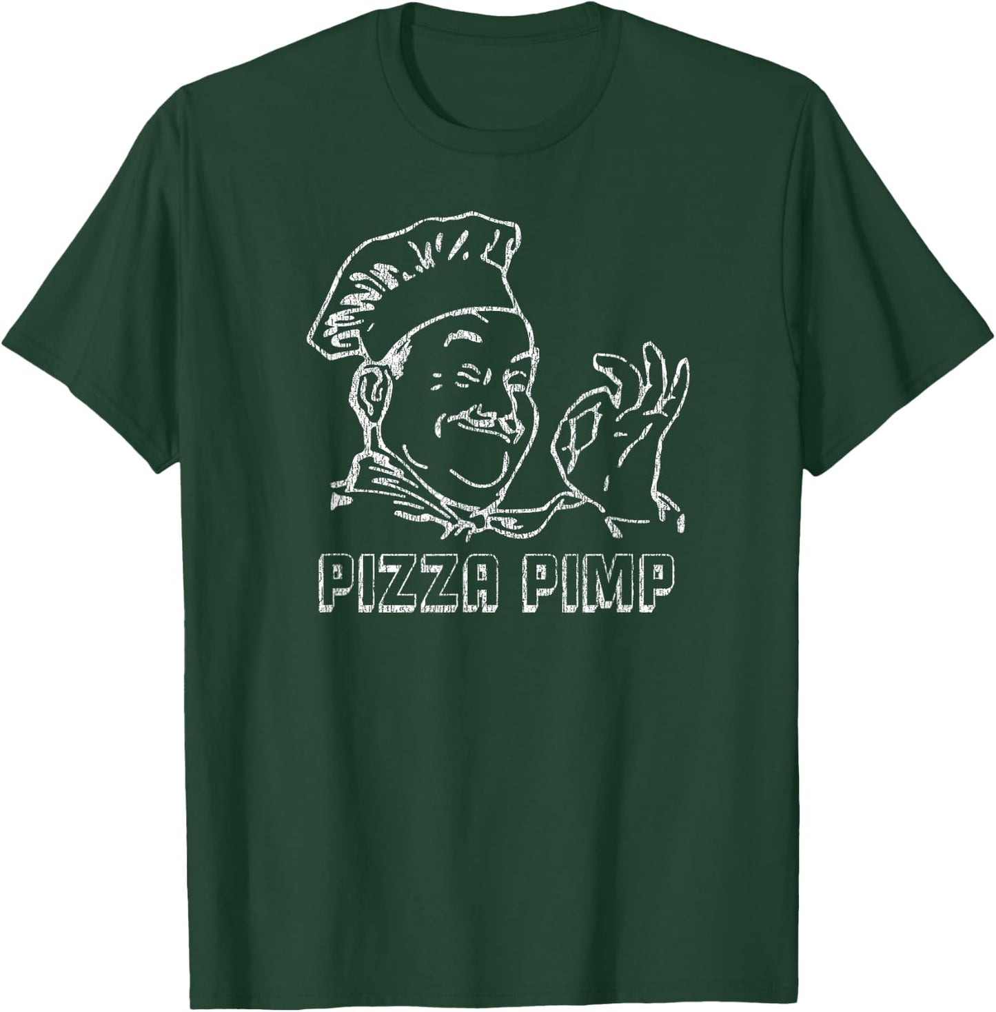 Pizza Pimp Funny T-Shirt - T-Shirt | Forest