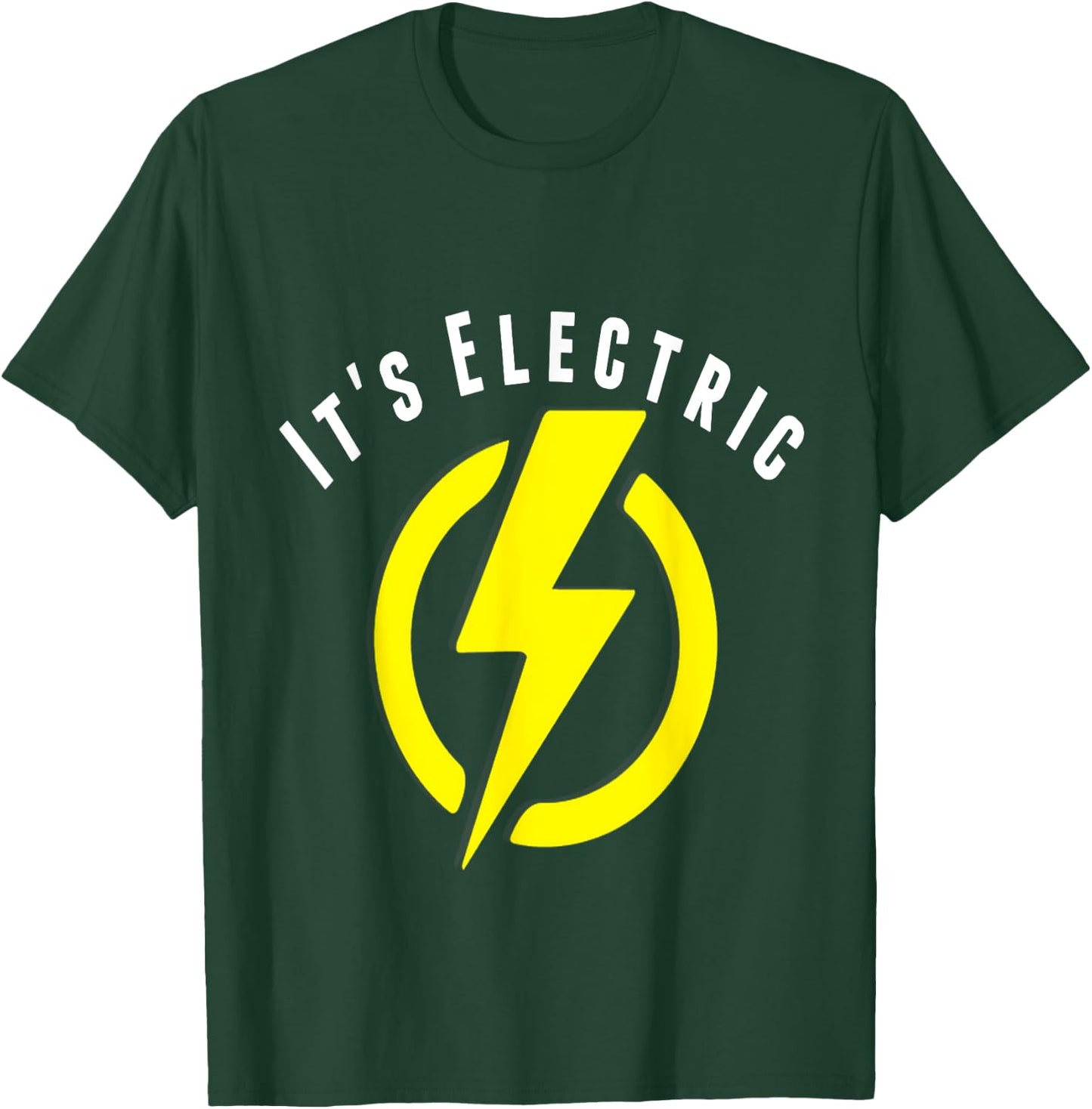 Funny It's Electric, Lightning Bolt shirt T-Shirt - T-Shirt | Forest