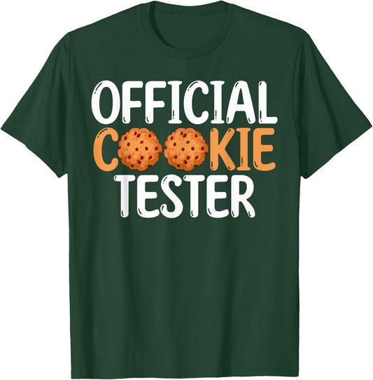 Official Cookie Tester Cooking Baking Baker T-Shirt - T-Shirt | Forest