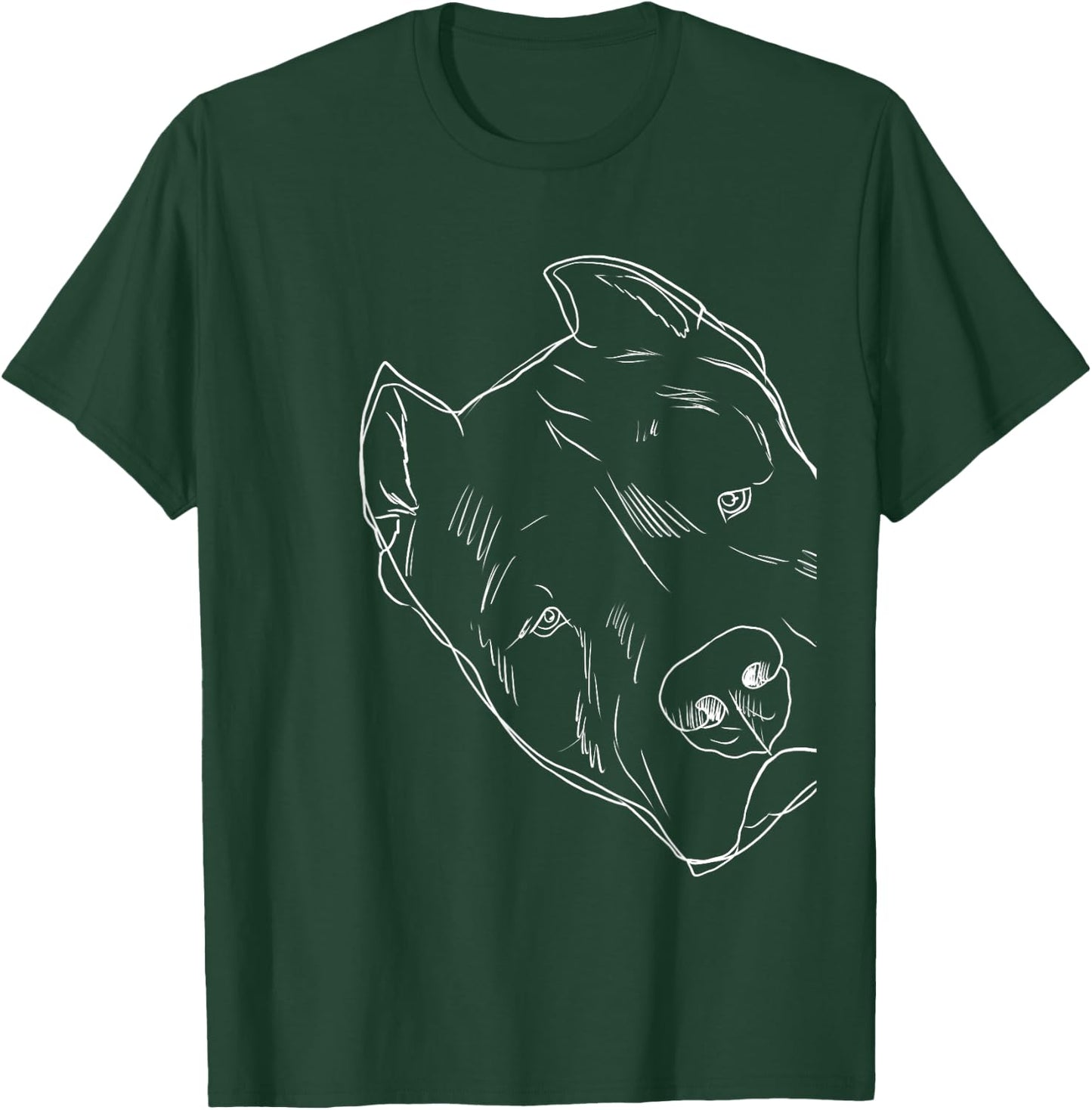 Funny Dog Dogo Argentino Men Women Kids T-Shirt - T-Shirt | Forest