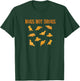 Nugs Not Drugs Dinosaur Chicken Nugget T-Shirt - T-Shirt | Forest