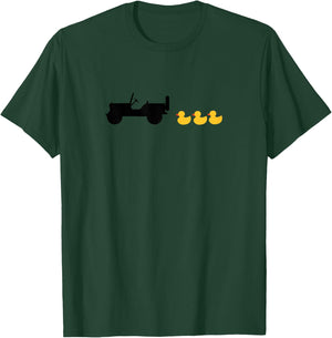 Jeep Willys Ducks T-Shirt - T-Shirt | Forest