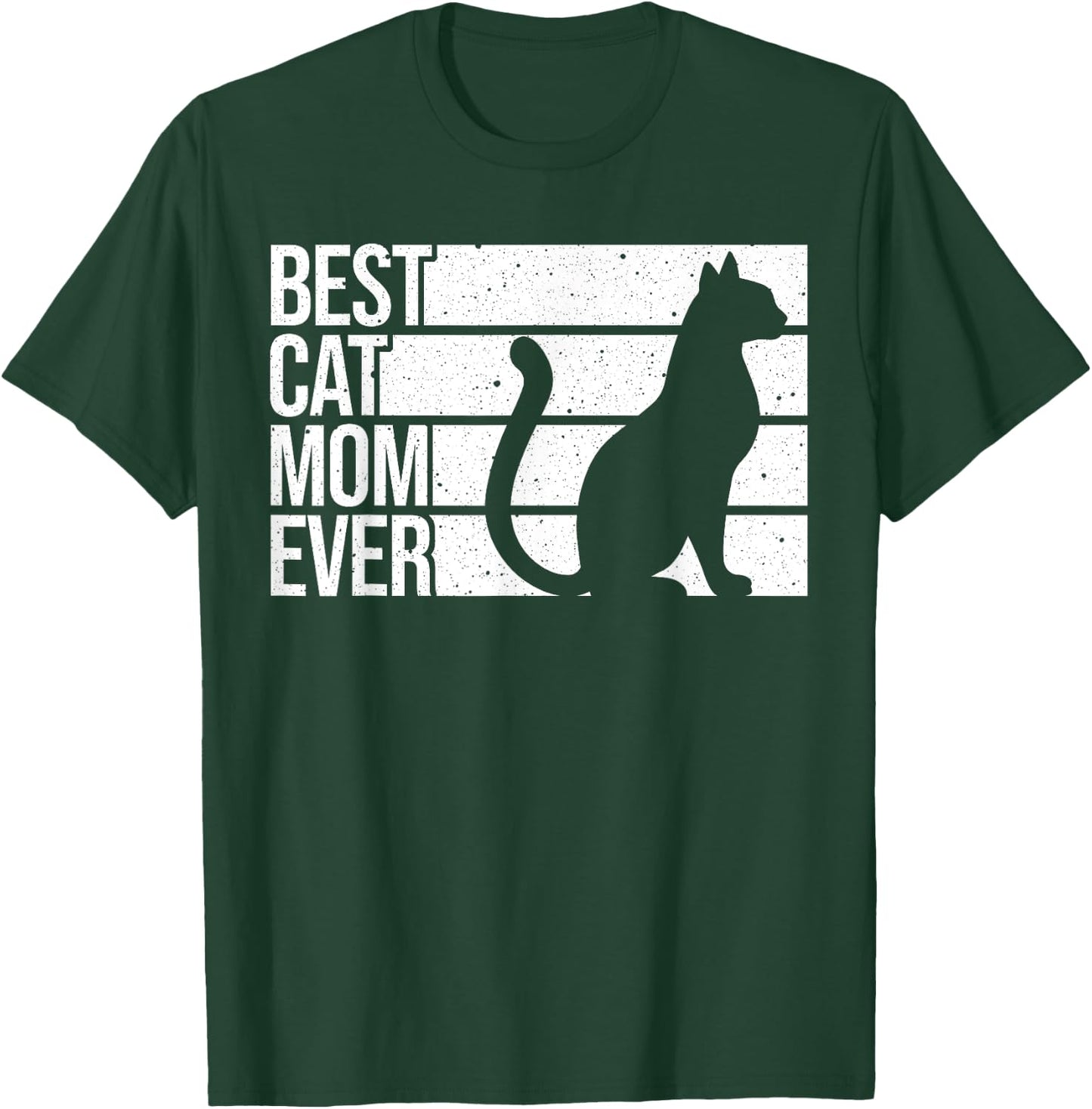 Cute Cat Mom Art Girl Cat Pet Animal Kitten Lovers T-Shirt - T-Shirt | Forest