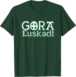 Gora Euskadi: Pais Vasco / Basque Country Basque Flag T-Shirt - T-Shirt | Forest