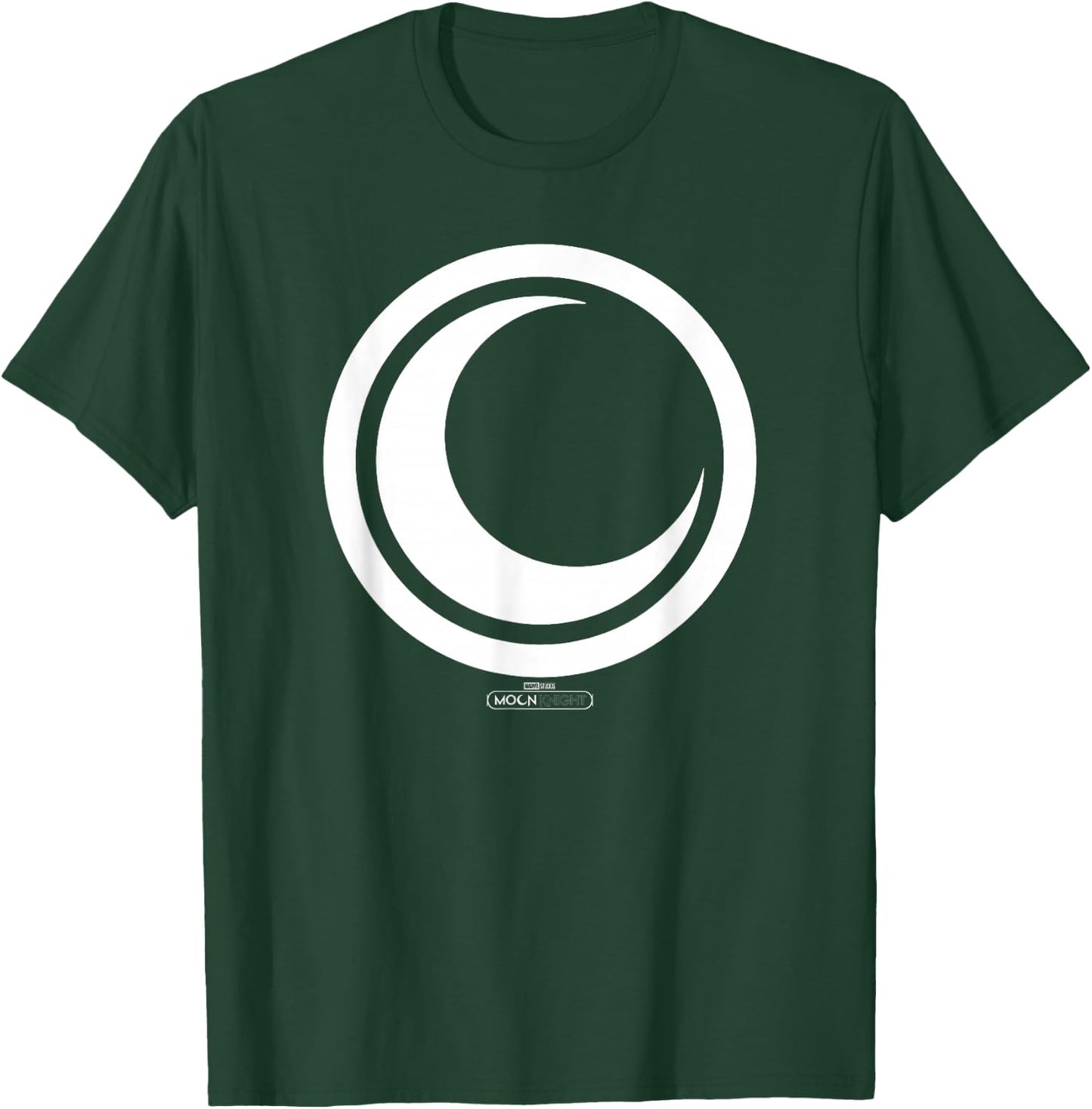 Marvel Moon Knight Crescent Moon Icon Light T-Shirt - T-Shirt | Forest