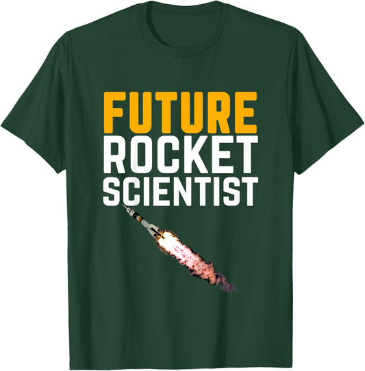 Kids Future Rocket Scientist - Funny Astronaut Gift T-Shirt - T-Shirt | Forest