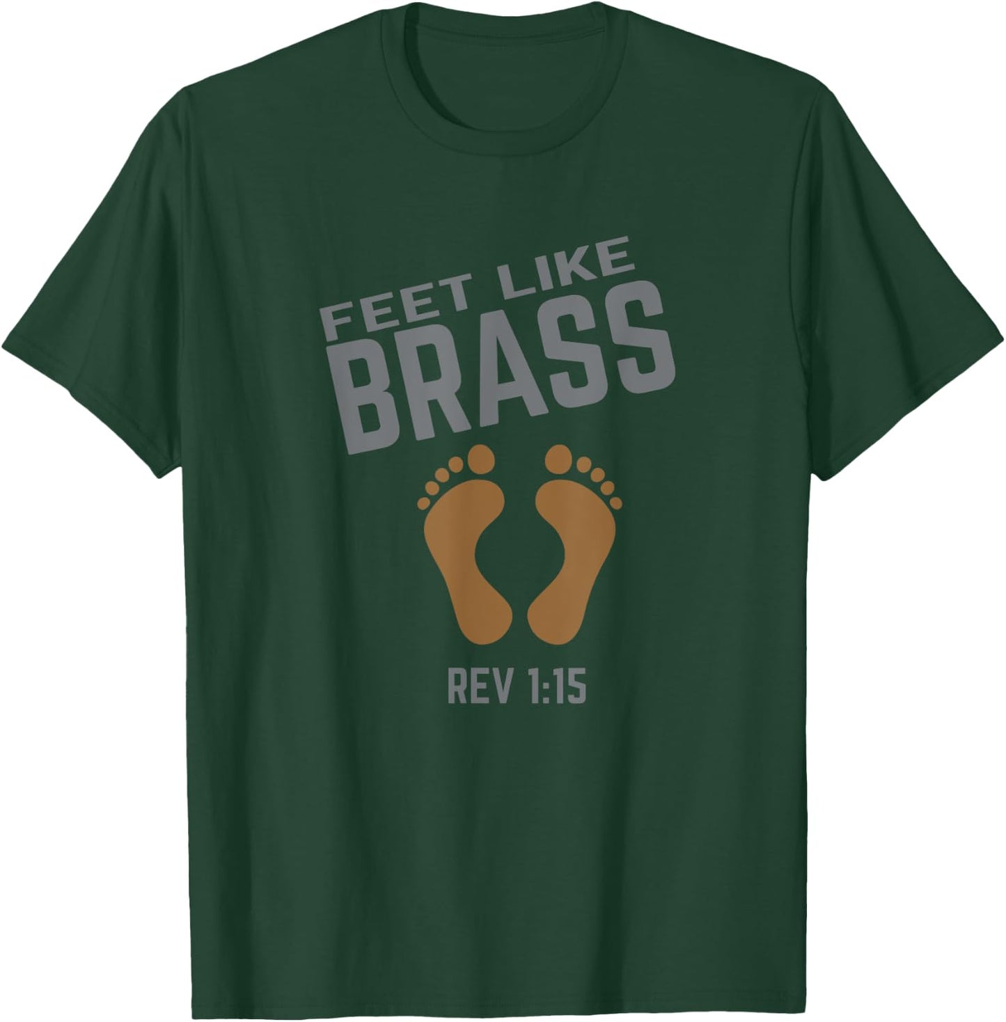 Hebrew Israelite Clothing Feet Like Brass Shirt T-Shirt - T-Shirt | Forest