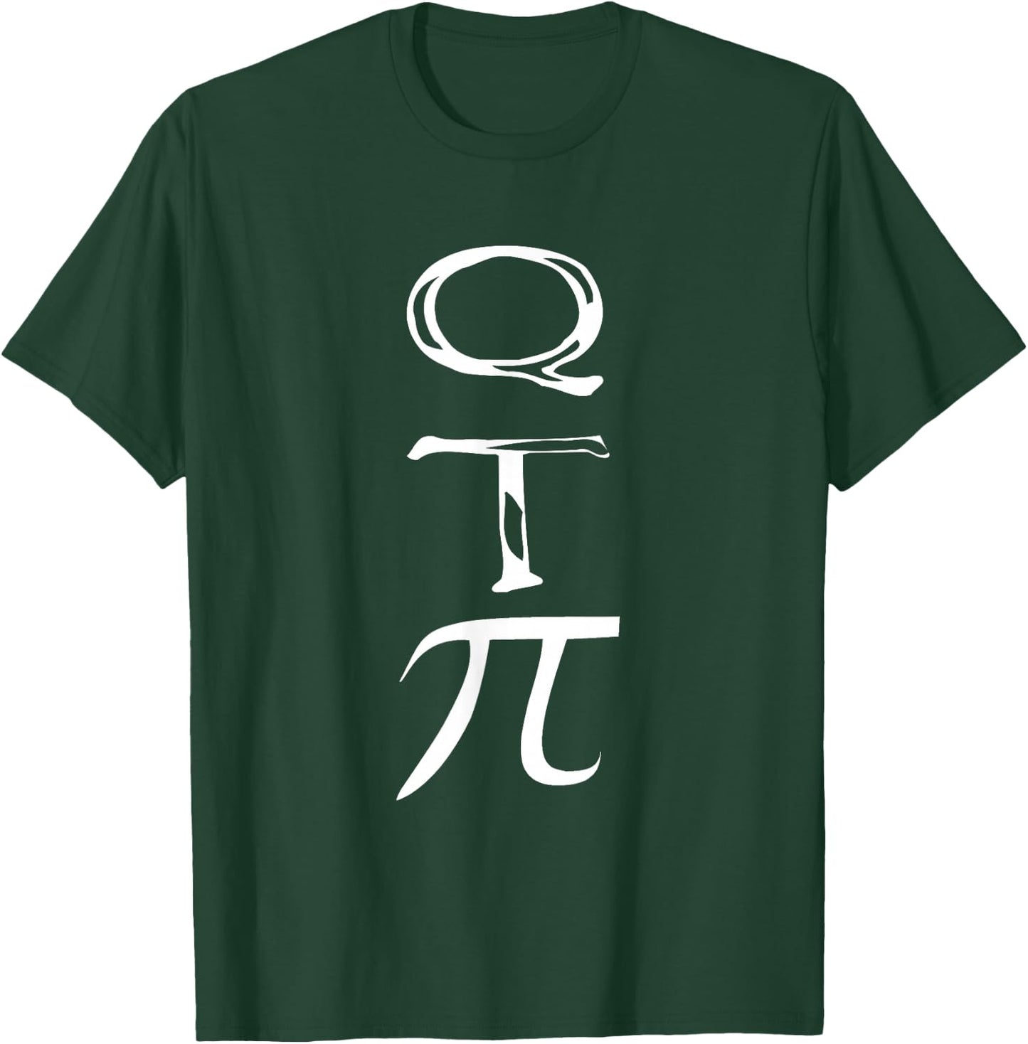 Pi Day 3.14 Cutie PI Q T Pi Funny Pie Math Geek T-Shirt - T-Shirt | Forest