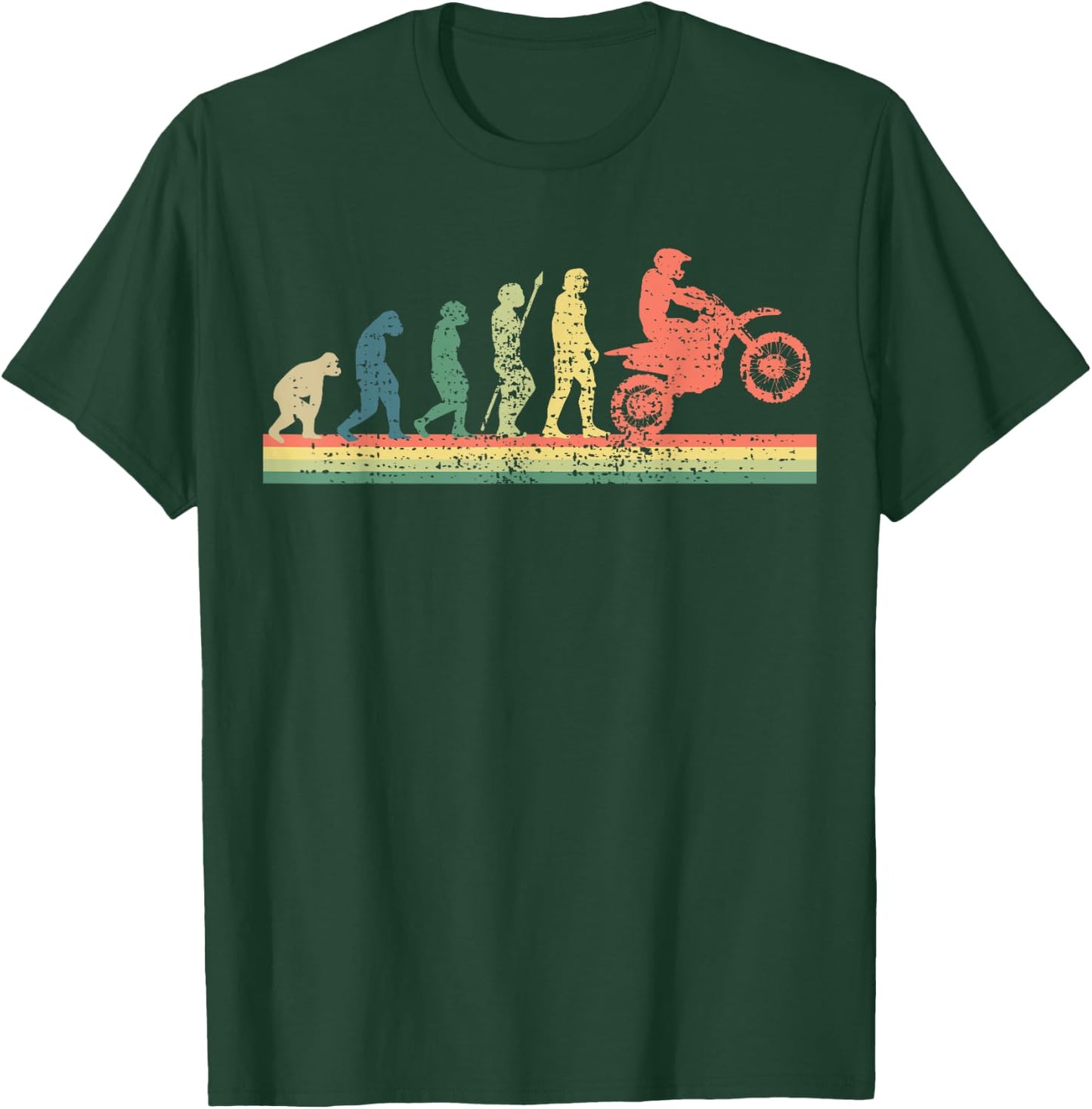 Motocross Motorcross Dirt Bike Gift T-Shirt - T-Shirt | Forest