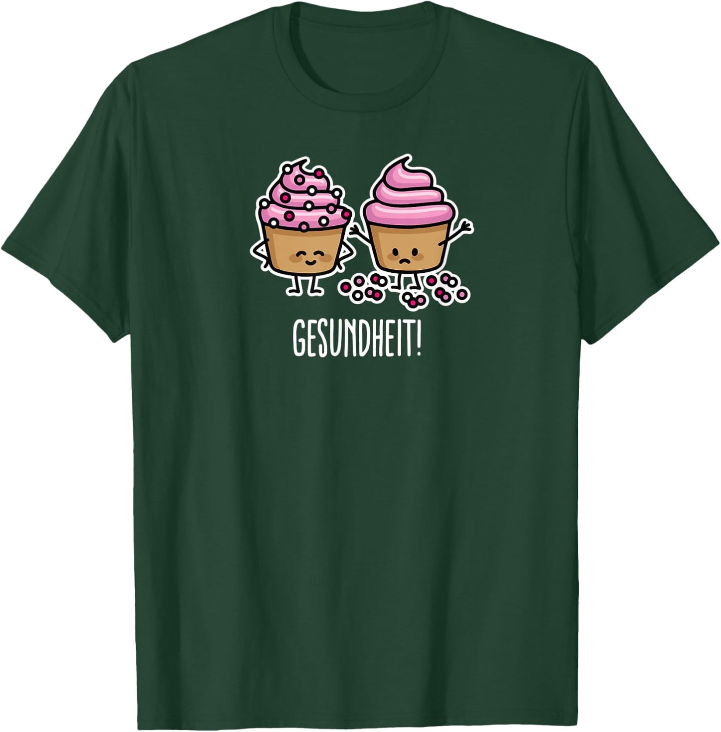 Gesundheit Funny baking quote funny cupcake baker baking fun T-Shirt - T-Shirt | Forest
