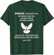 John 14 27 Bible Verse Peace Jesus Christ T-Shirt - T-Shirt | Forest