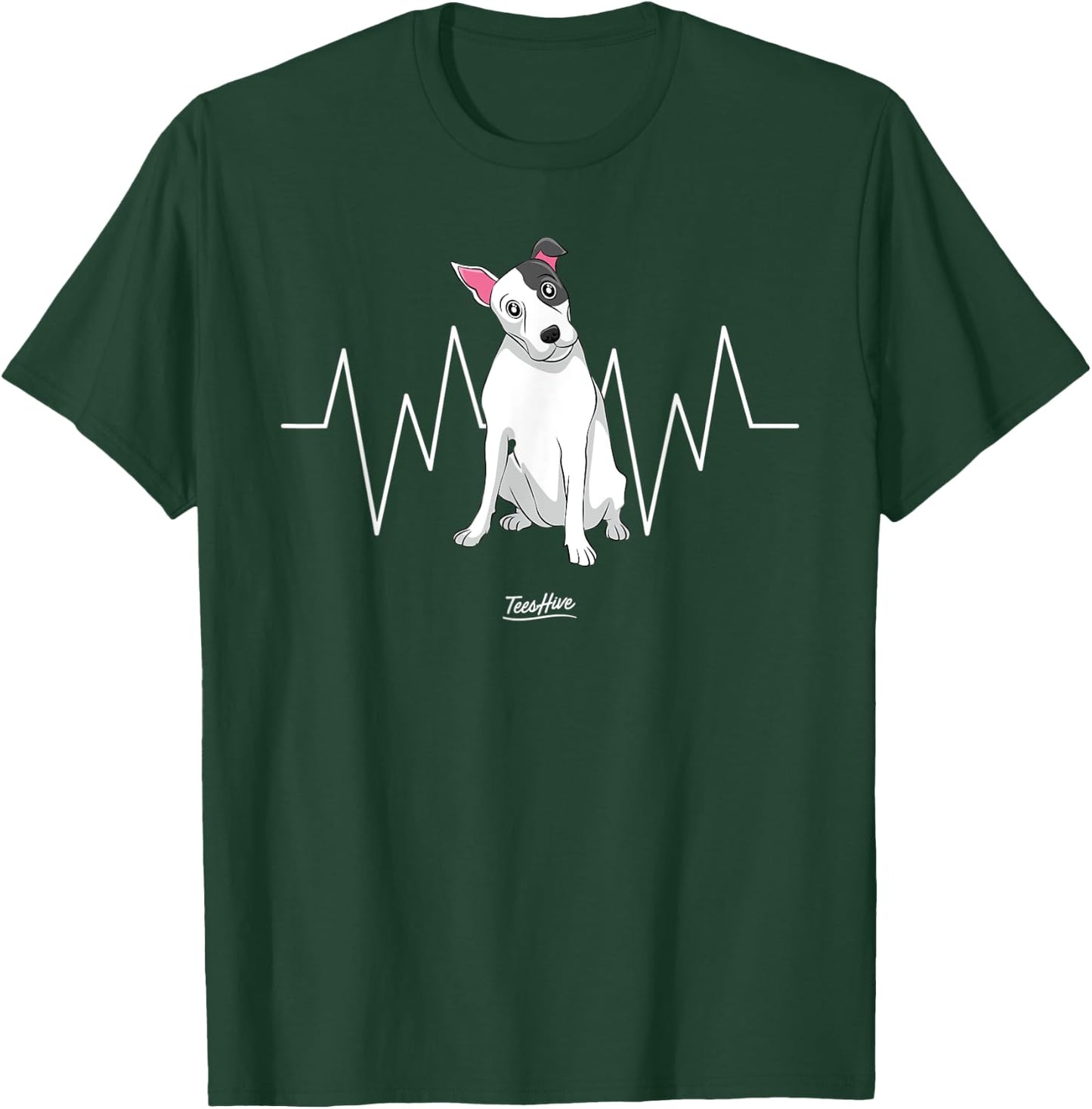 Dabbing Pitbull Heartbeat Pitbull Dab Pitbull Lover T Shirt T-Shirt - T-Shirt | Forest