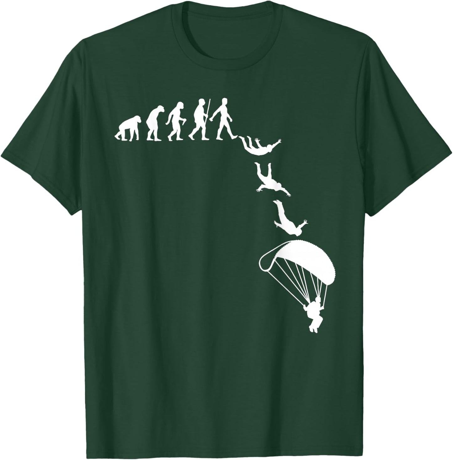 Cool Skydive Design Women Skydiver Skydiving Lovers T-Shirt - T-Shirt | Forest