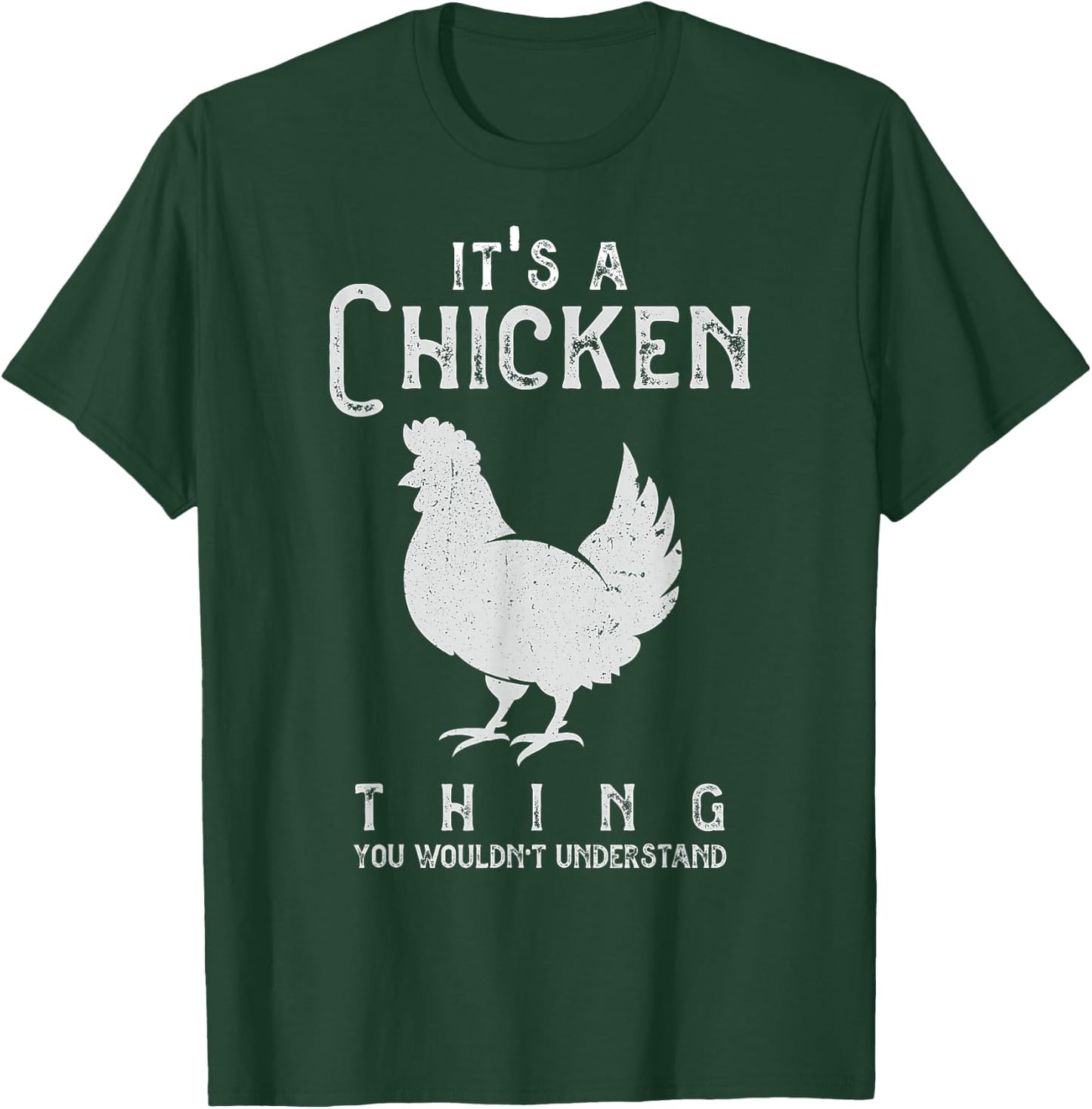 It's A Chicken Thing Funny Chickens Lover Heart Animal Cute T-Shirt - T-Shirt | Forest