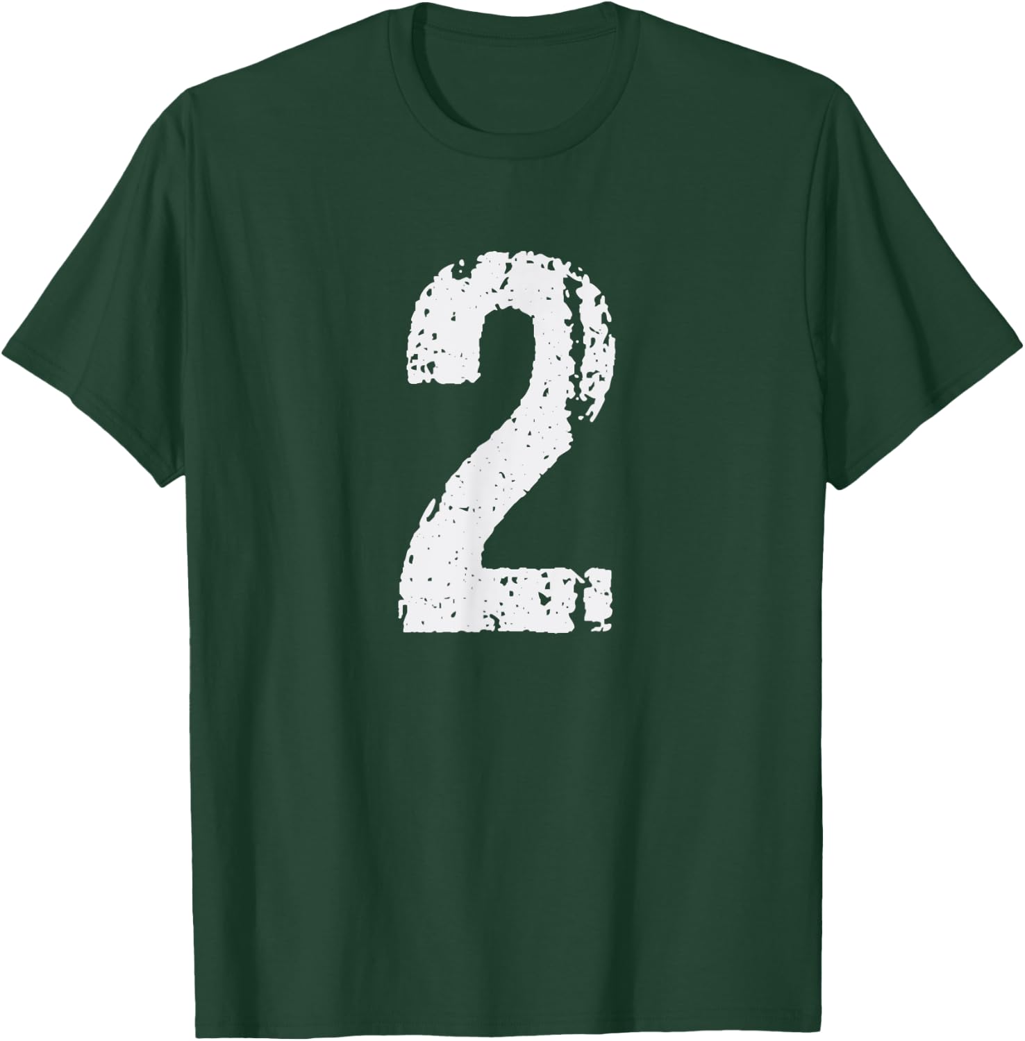 Number #2 Vintage 2nd Birthday Party 2 Years Old T-Shirt - T-Shirt | Forest