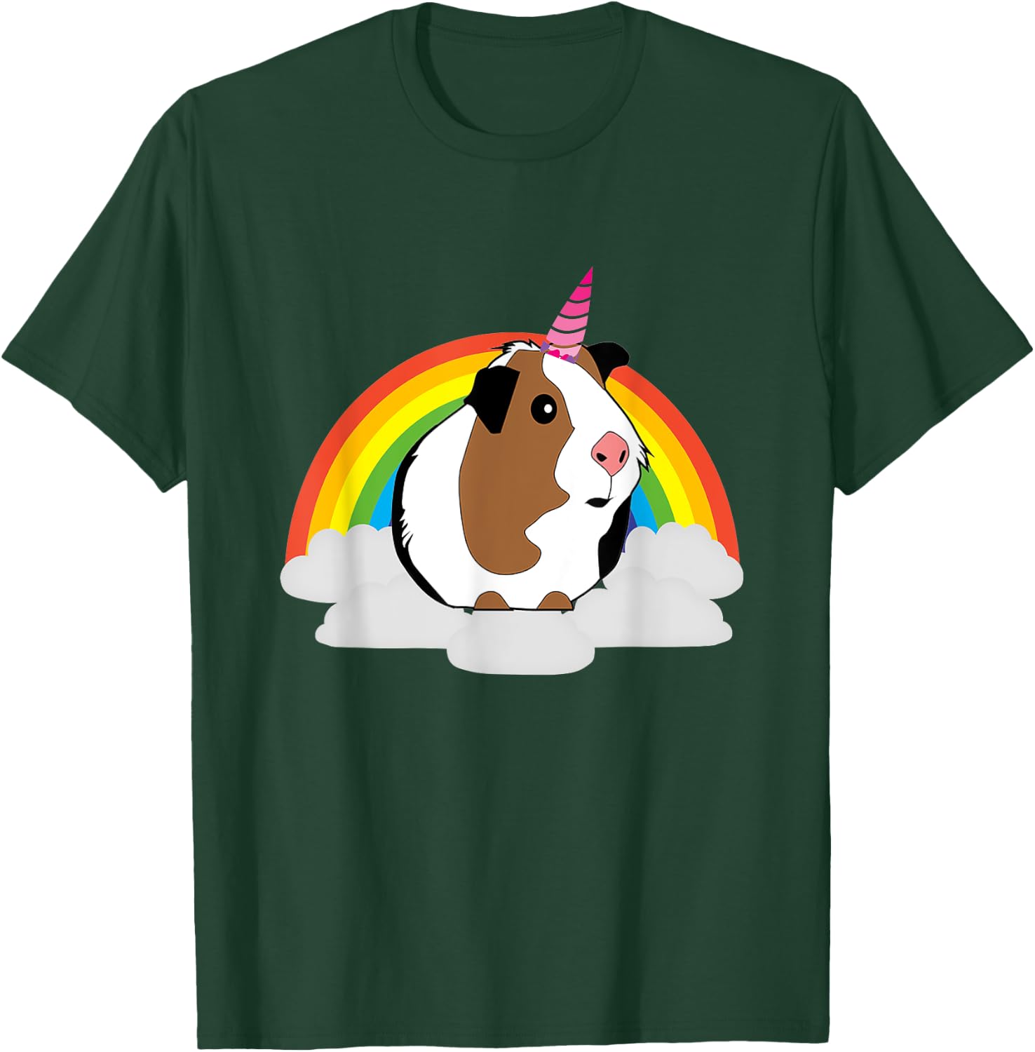Guinea Pig Unicorn Shirt | Cute Guinea Pig T-Shirt - T-Shirt | Forest