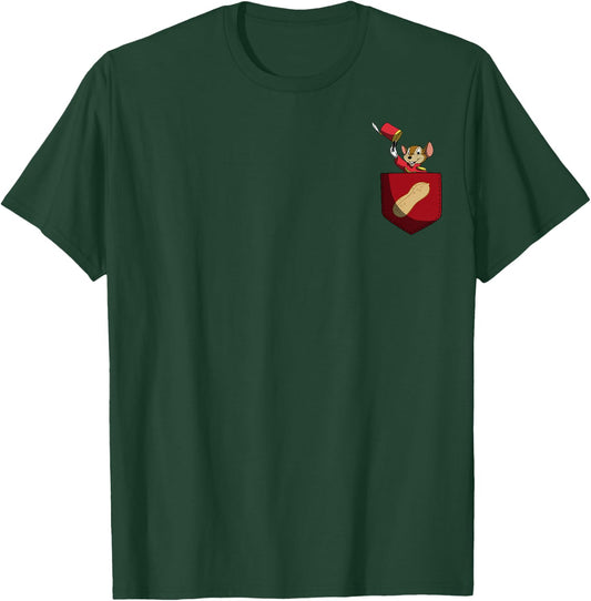 Disney Dumbo Timothy Q. Mouse Peanut Pocket T-Shirt - T-Shirt | Forest
