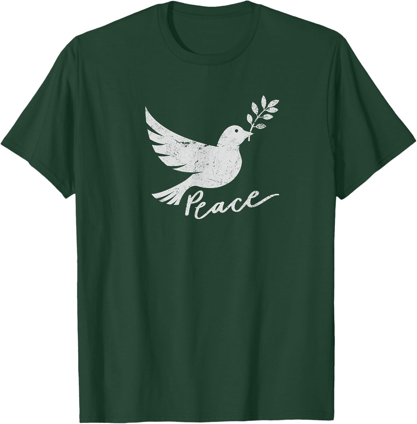 Peace Dove of Peace Sweet Peace Sign Men Women T-Shirt - T-Shirt | Forest